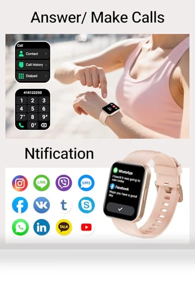 Smart Watch with Fitness Tracker — Wearable Accessories, Dakofied