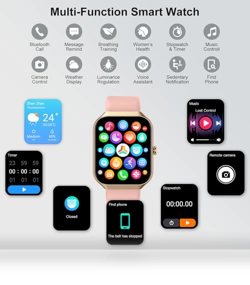 Smart Watch with Heart Rate Monitor — Smartwatches, Jugeman
