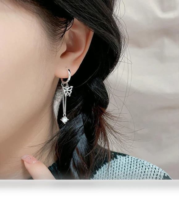 Sweet Tassel Butterfly Earrings — Drop & Dangle Earrings, Commodity Jewel
