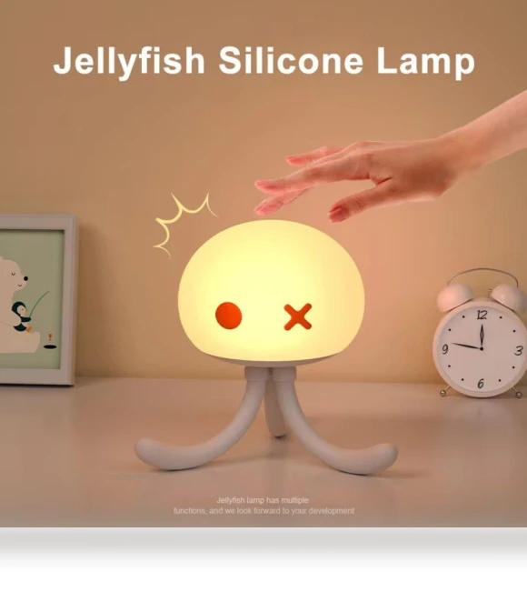 Touch-Activated Dimming Silicone Night Light — Night Lights, guangbaokejki