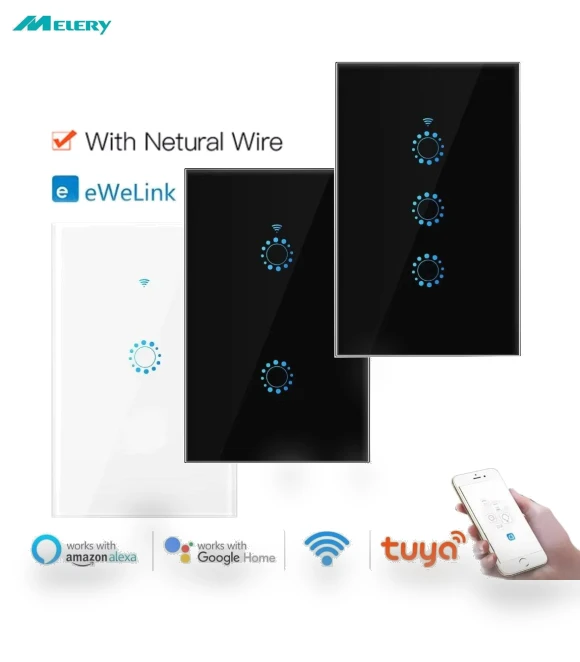 Wi-Fi Smart Wall Switch — Dimmer Switches, Melery