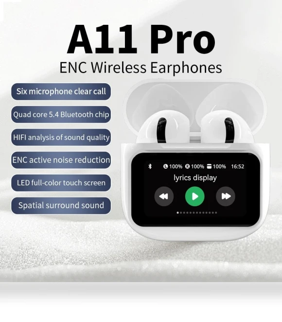 Wireless Earbuds with Touch Control — Audio Gear, Dream Garage