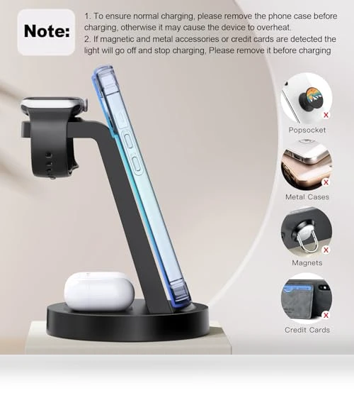 3 in 1 Wireless Charging Station — Chargers, SHENZHEN GTL TECHNOLOGY CO .,LTD