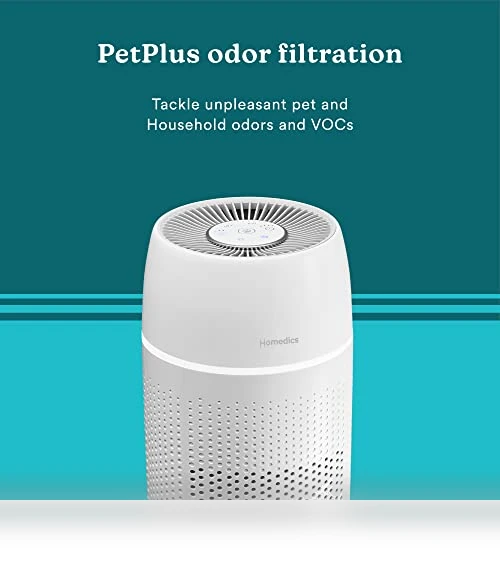 5-in-1 PetPlus UV-C Air Purifier — Activated Carbon Air Purifiers, Homedics