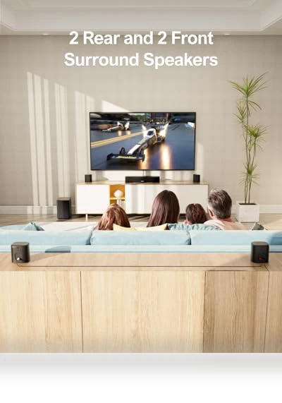 7.1ch Virtual Surround Sound Bar — Home Entertainment Systems, Ultimea