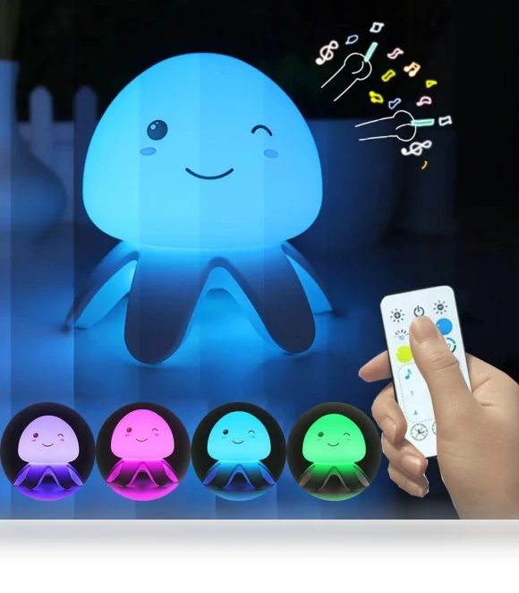Adjustable LED Jellyfish Desk Lamp — Desk & Table Lighting, Maipuxing