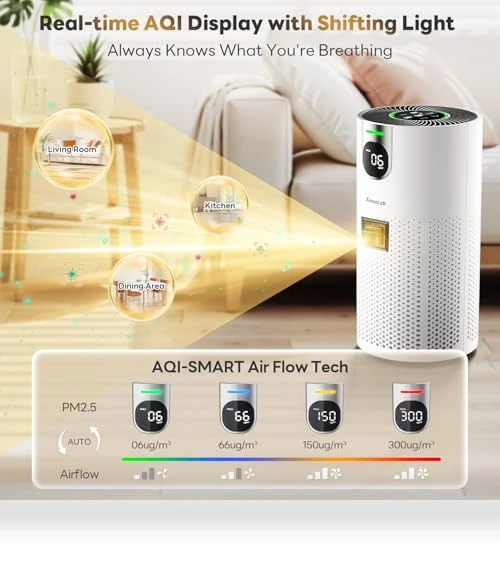 Air Purifier for Home Large Room — HEPA Air Purifiers, XenonLab