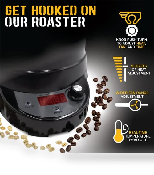 Automatic Coffee Bean Roaster — Electric Blade Coffee Grinders, Fresh Roast