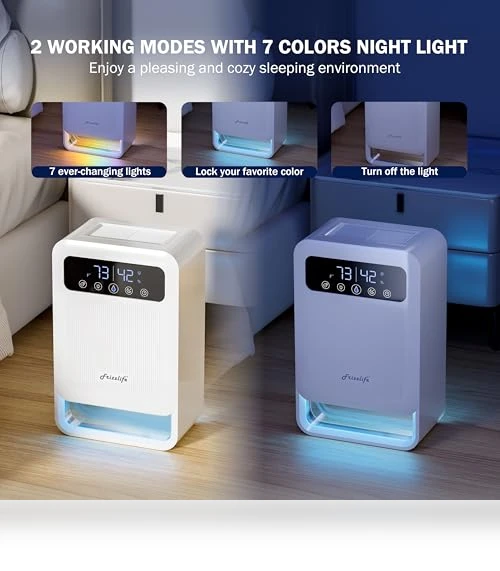 Dehumidifier With Air Purifier — Air Moisture Control, FRIZZLIFE