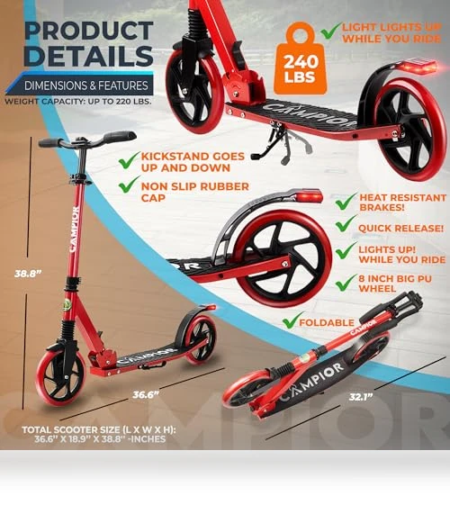 Kick Scooter — Push Scooters, Campior