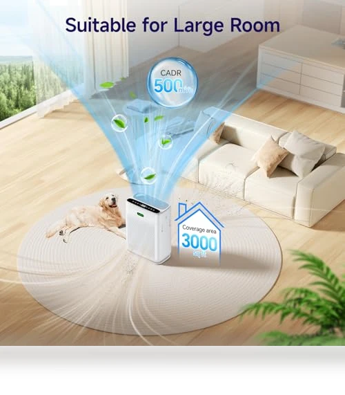 Large Room Air Purifier — Activated Carbon Air Purifiers, AMEIFU