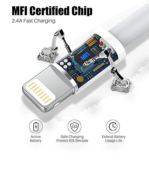 Lightning to USB Charging Cable — Cables, PGQBS