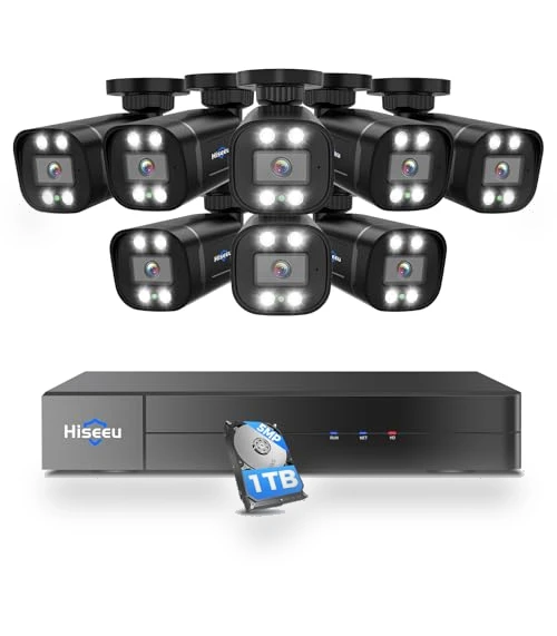 Outdoor Security Camera System — Smart Home Security, Hiseeu