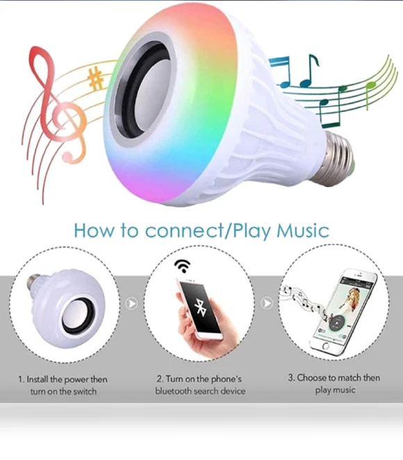 RGB Smart Bluetooth Speaker Lamp — LED, Knocked Her