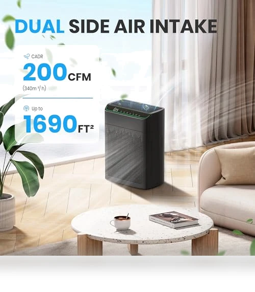 Smart Air Purifier — Activated Carbon Air Purifiers, FLANUR