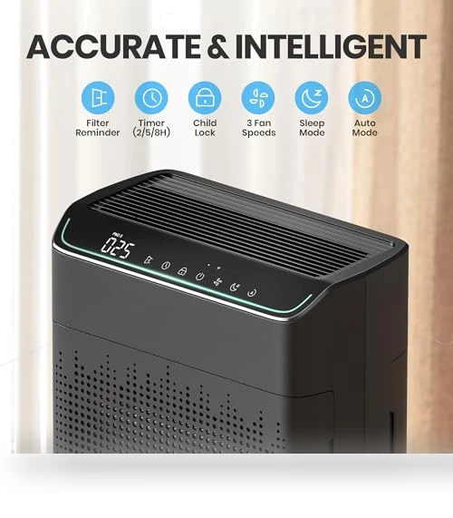 Smart Air Purifier — Activated Carbon Air Purifiers, FLANUR