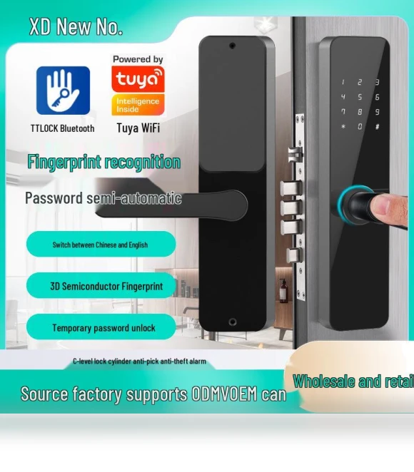 Smart Door Lock with Fingerprint — Locks, TrendVibeCN
