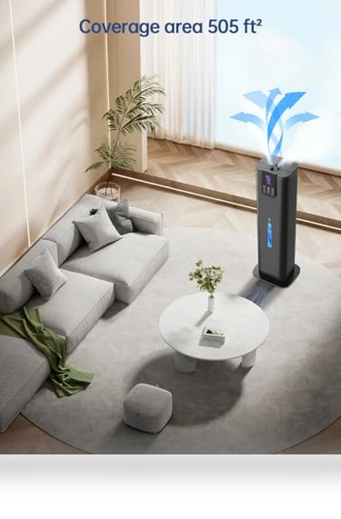 Smart Humidifier for Large Room — Air Moisturizers, Hiswelle