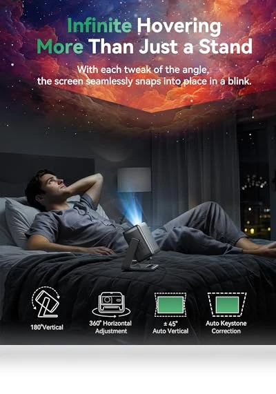 Smart Portable Projector — Home Theater Projectors, Aubor