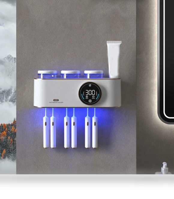Smart Toothbrush Holder — Toothbrush Holders, Stermin