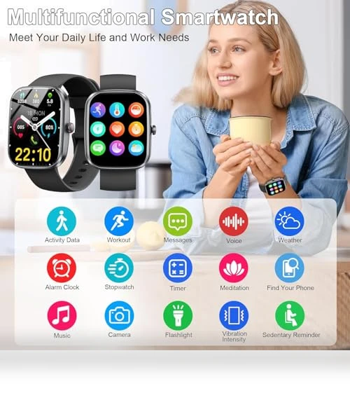 Smart Watch with Fitness Tracking — Smartwatches, Matast