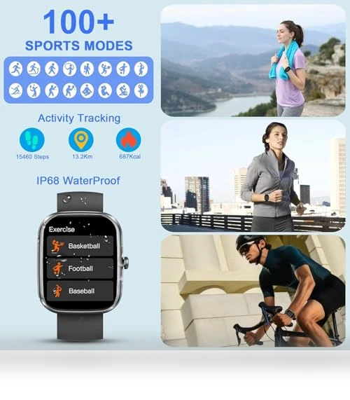 Smart Watch with Fitness Tracking — Smartwatches, Matast