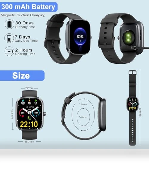 Smart Watch with Fitness Tracking — Smartwatches, Matast
