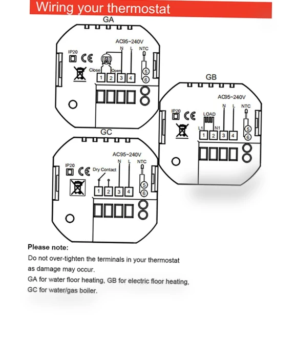 Smart Wi-Fi Thermostat Temperature Controller — Home Climate Control, JMS tops