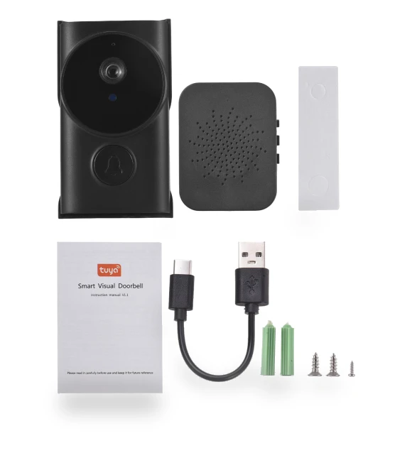 Smart WiFi Doorbell with Camera — Smart Home Security, GoolRC