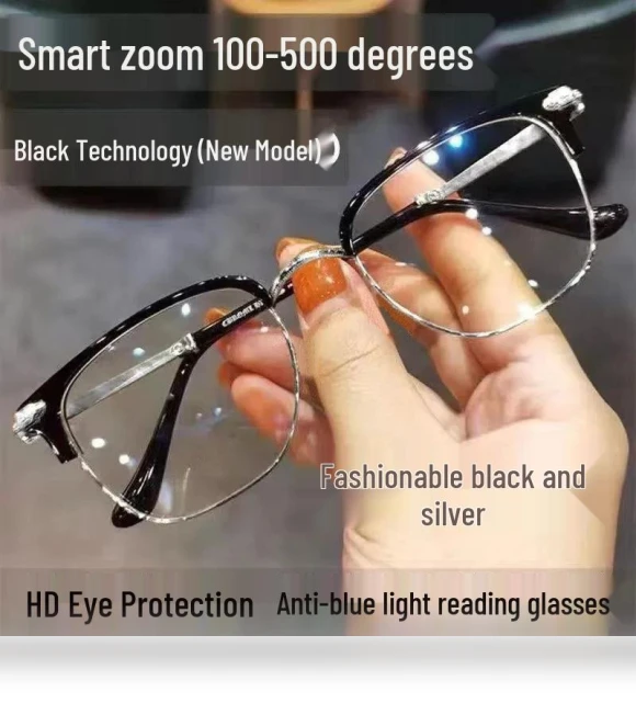 Stylish Unisex Smart Reading Glasses — Blue Light Glasses, TrendVibeCN