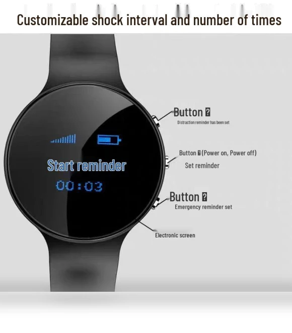 Vibrating Smart Alarm Bracelet — Wearable Accessories, Discount Domain