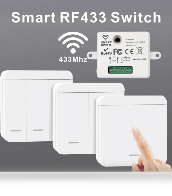 Wireless Remote Control Switch — Dimmer Switches, TrendVibeCN