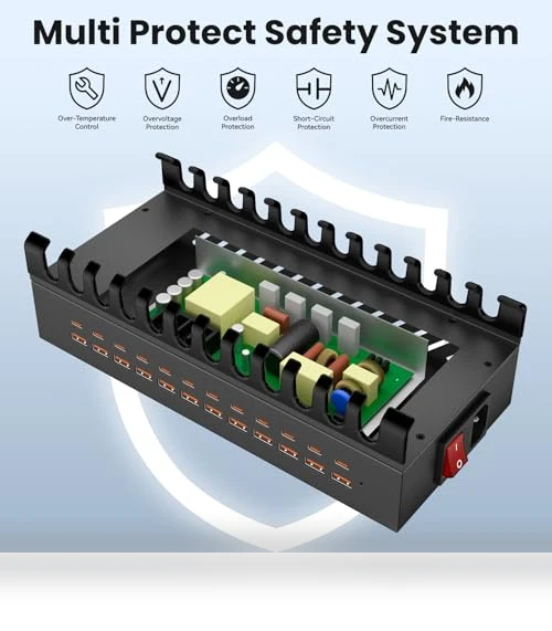 24 Port USB C Fast Charging Station — Chargers, ALI SEA