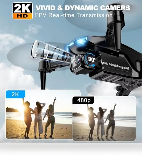 2K HD FPV Drone with Camera — Drones, Loiley