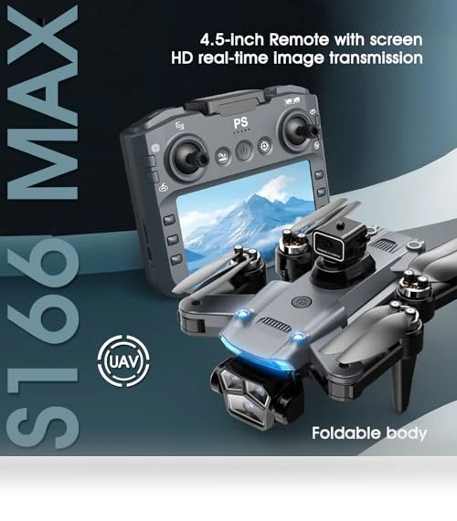 4.3-Inch HD Screen Remote Control Drone with Dual Cameras — Drones, mcokoe