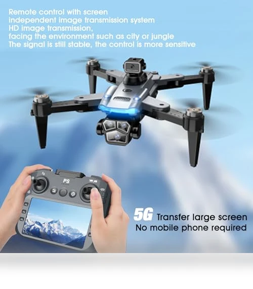 4.3-Inch HD Screen Remote Control Drone with Dual Cameras — Drones, mcokoe