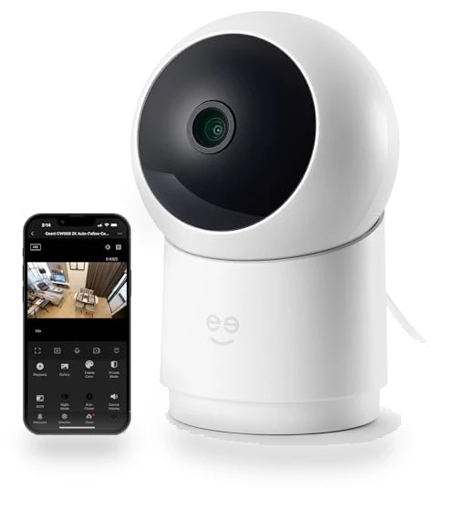 Auto Tracking Indoor Security Camera — Smart Home Security, Geeni