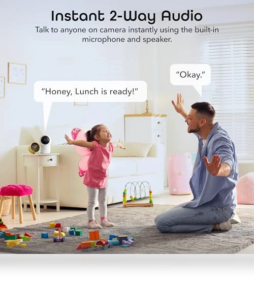 Auto Tracking Indoor Security Camera — Smart Home Security, Geeni