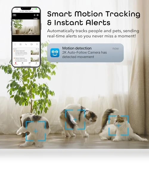 Auto Tracking Indoor Security Camera — Smart Home Security, Geeni