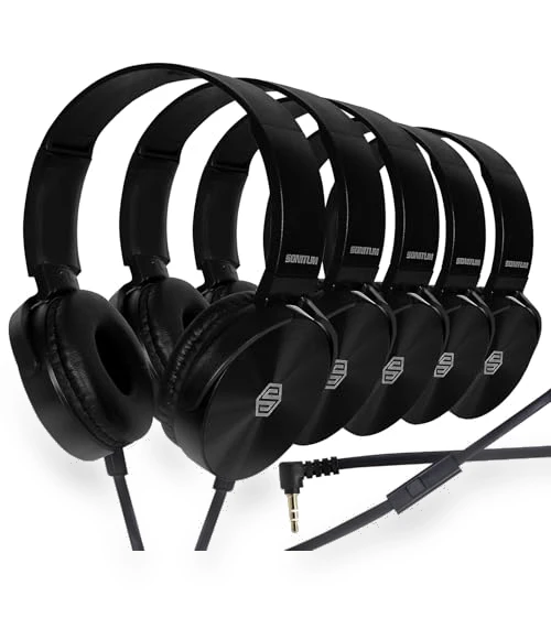 Classroom Headphones with Microphone — In-Ear Headphones, Sonitum