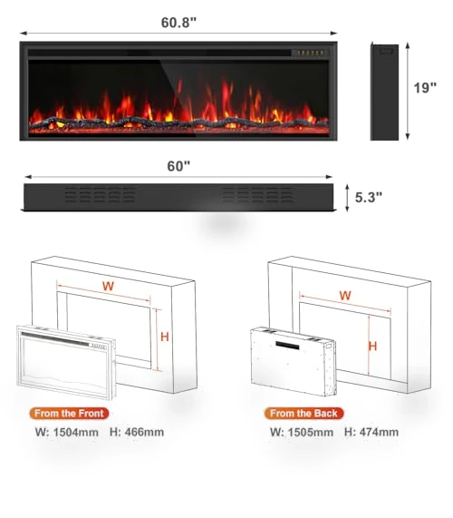 Electric Fireplace Insert — Electric Heating Solutions, Eshoma