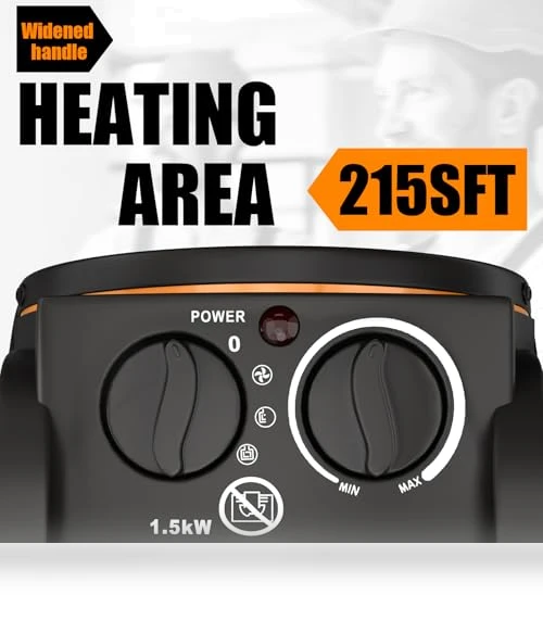 Electric Space Heater — Portable Heating Solutions, Gardtech