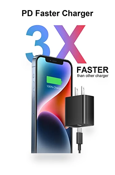 Fast Charger 20W PD USB C Wall Charger with 6FT Fast Charging Cable — Chargers, Coreykin