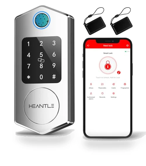 Fingerprint Smart Deadbolt — Padlocks & Hasps, HEANTLE