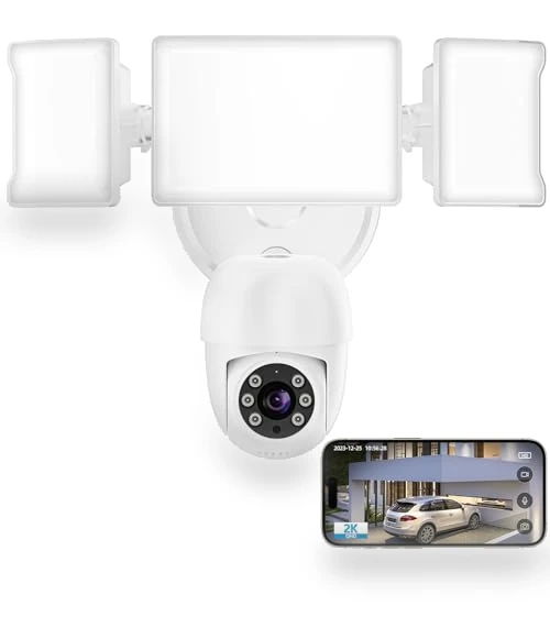 Floodlight Camera Outdoor — Outdoor Security Cameras, Olafus