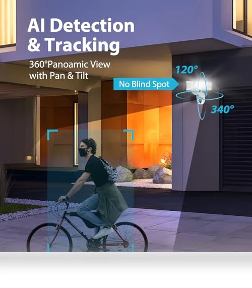 Floodlight Camera Outdoor — Outdoor Security Cameras, Olafus