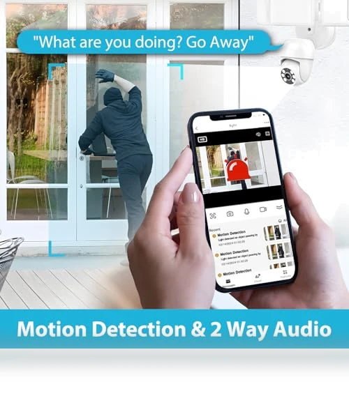 Floodlight Camera Outdoor — Outdoor Security Cameras, Olafus