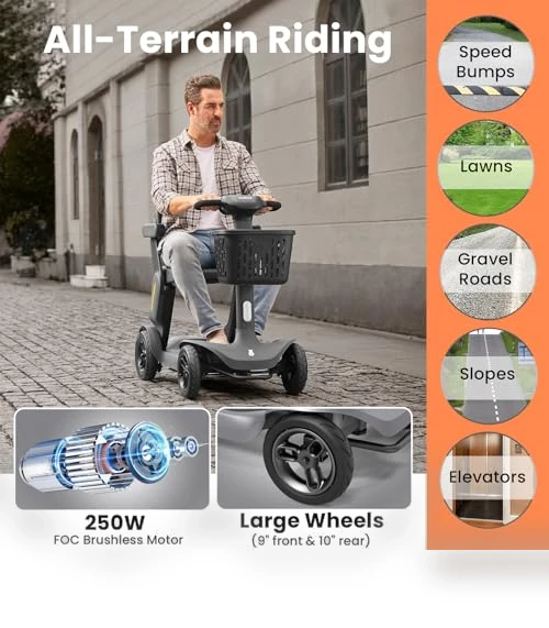 Foldable Mobility Scooter — Electric Self-Balancing Scooters, Glashow