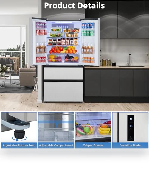 French Door Refrigerator — Mini Fridges, HobbyField
