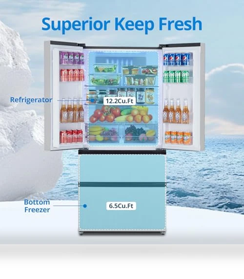 French Door Refrigerator — Mini Fridges, HobbyField